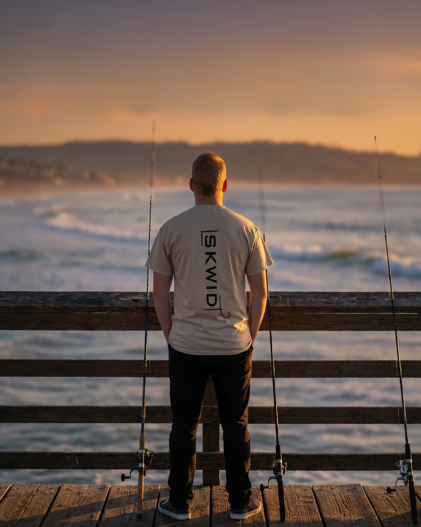 Hooked On SKWID Shirt - Sand