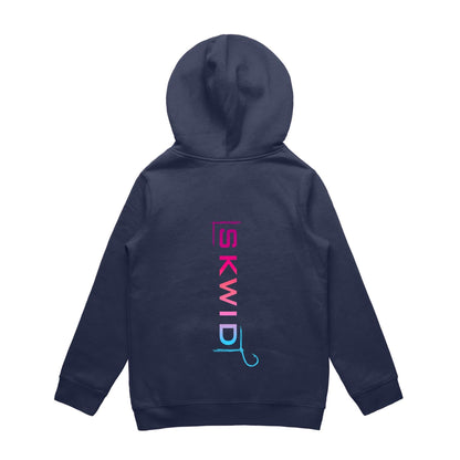 Youth Hoody - HOOKED - Pink/Blue