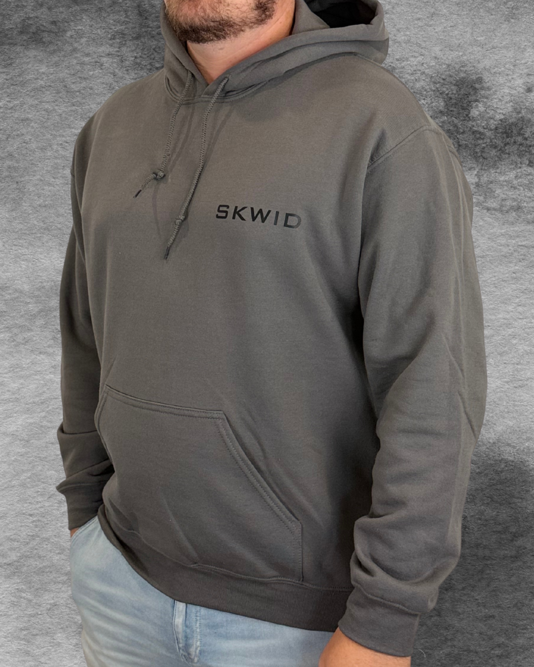 Hooked On SKWID Hoody - Charcoal