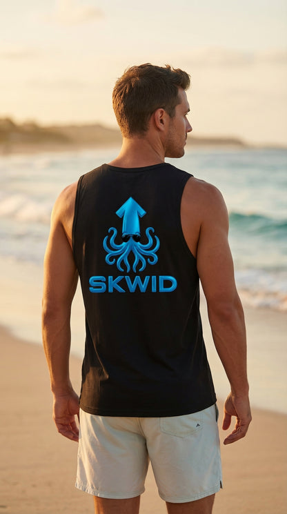 Mens Tank - SKWID Sunnies - Ocean