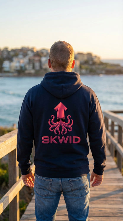 Stencil Hoody - SKWID Sunnies - Cherry