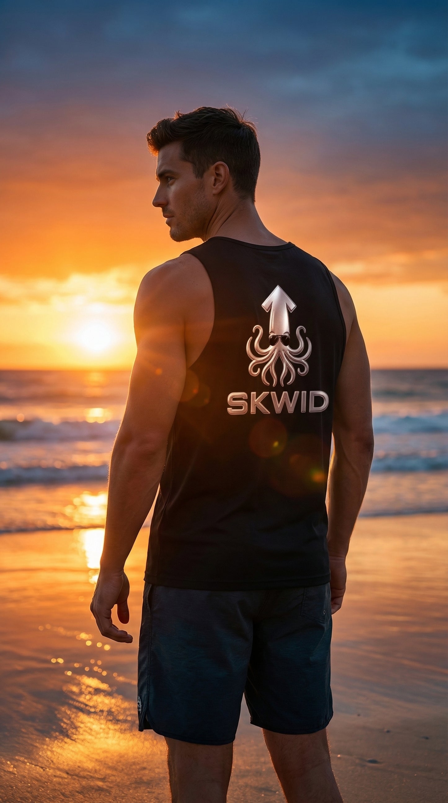 Mens Tank - SKWID Sunnies - Metal