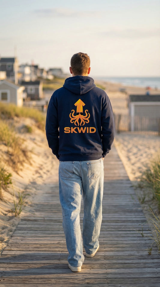 Stencil Hoody - SKWID Sunnies - Sunset