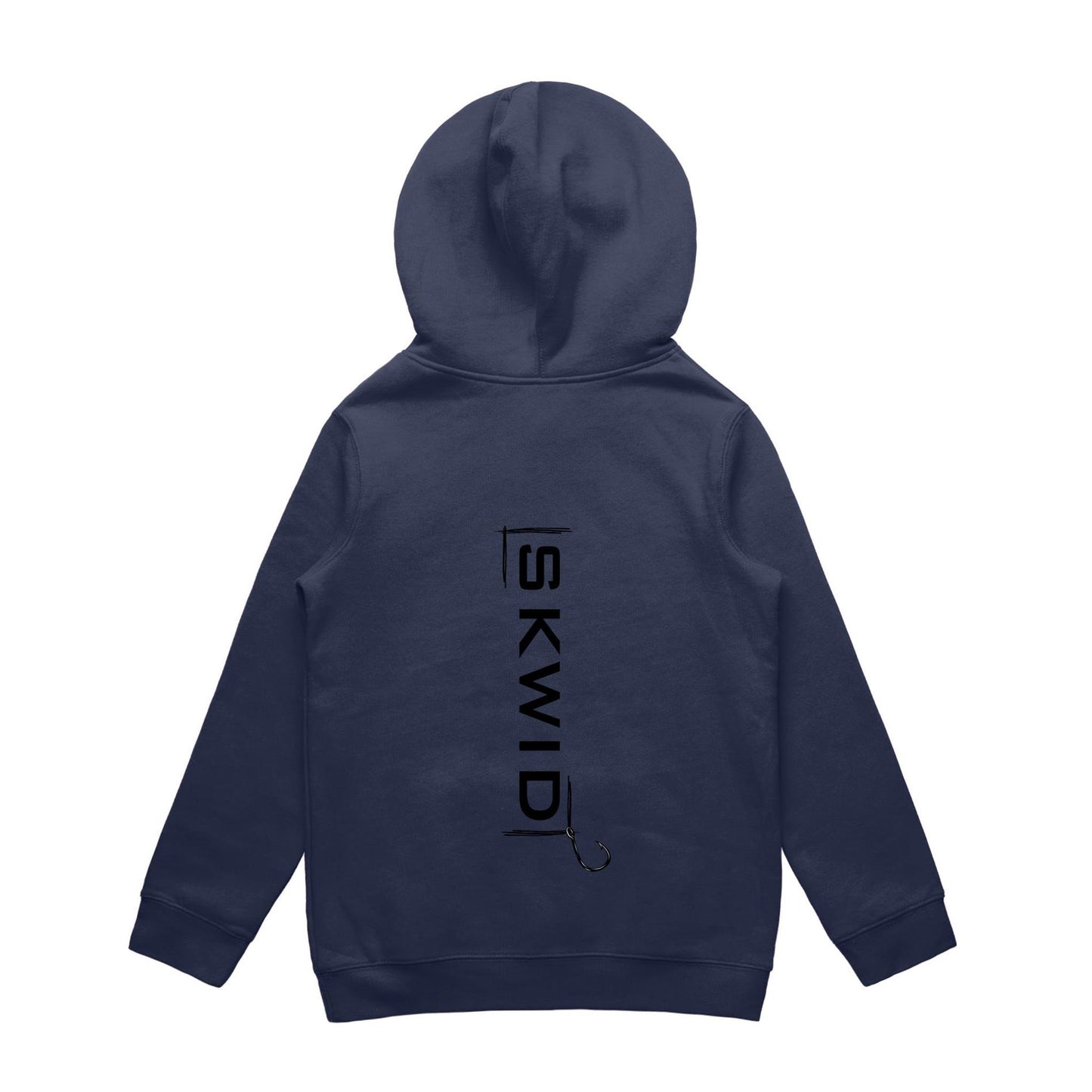 Youth Hoody - HOOKED - Black