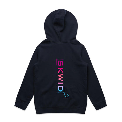Youth Hoody - HOOKED - Pink/Blue