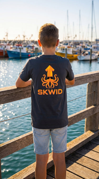 Youth Tee - SKWID Sunnies - Sunset