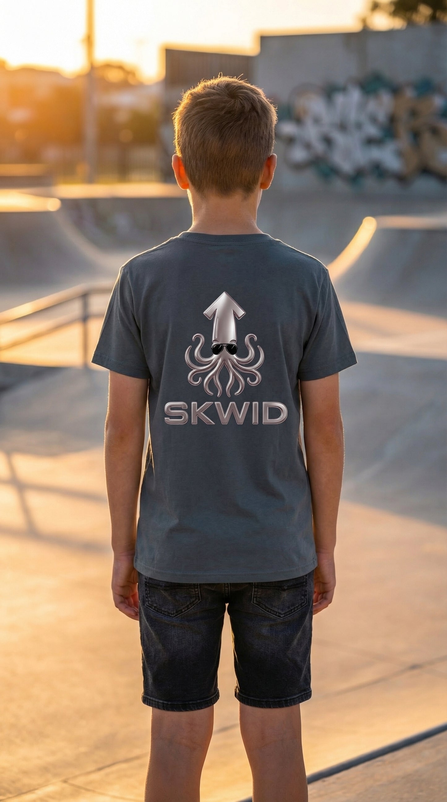 Youth Tee - SKWID Sunnies - Metal