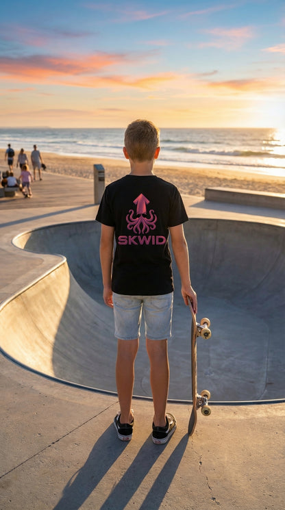 Youth Tee - SKWID Sunnies - Cherry