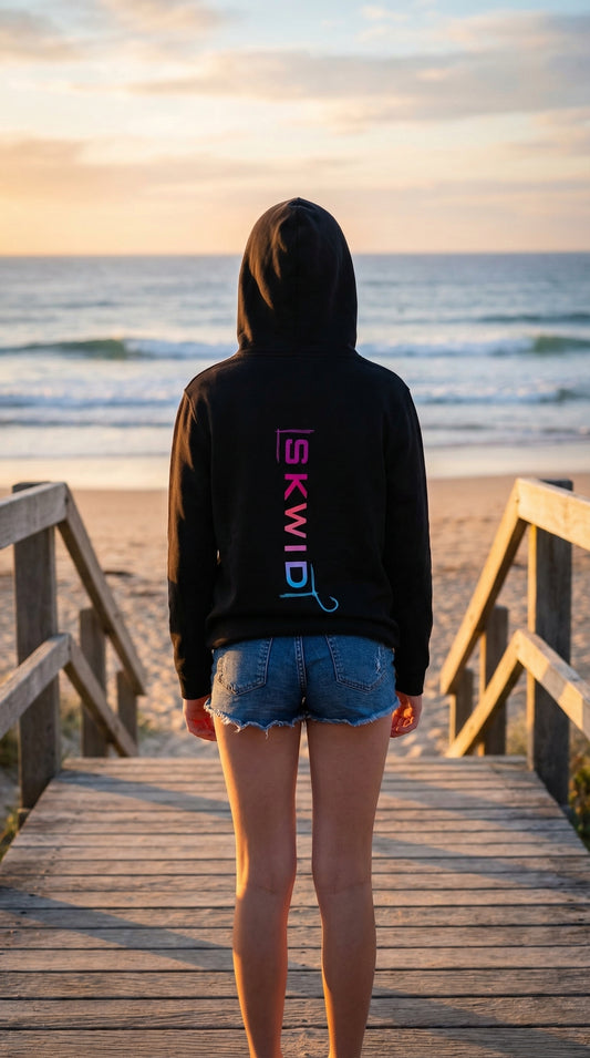 Youth Hoody - HOOKED - Pink/Blue