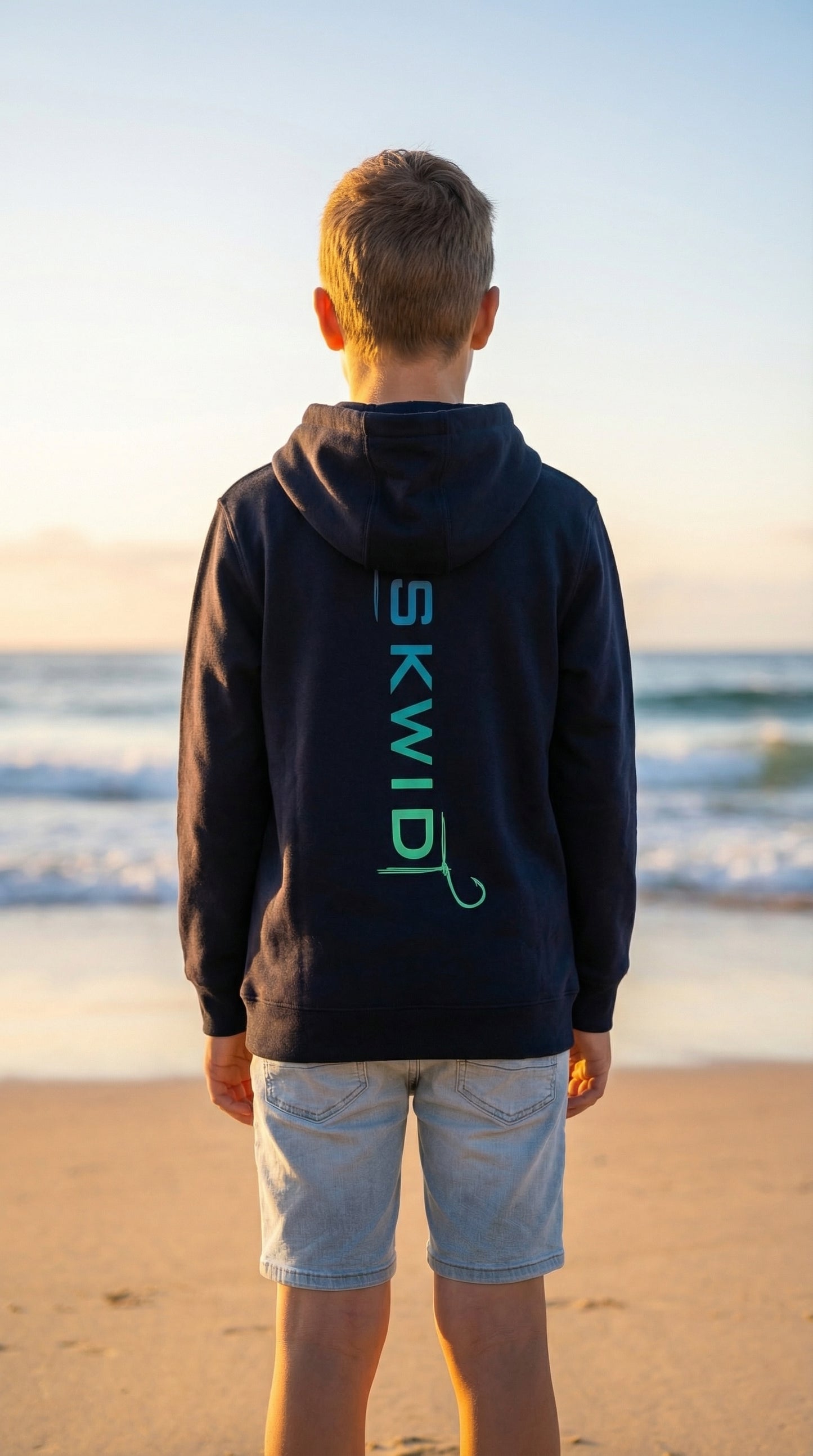 Youth Hoody - HOOKED - Green