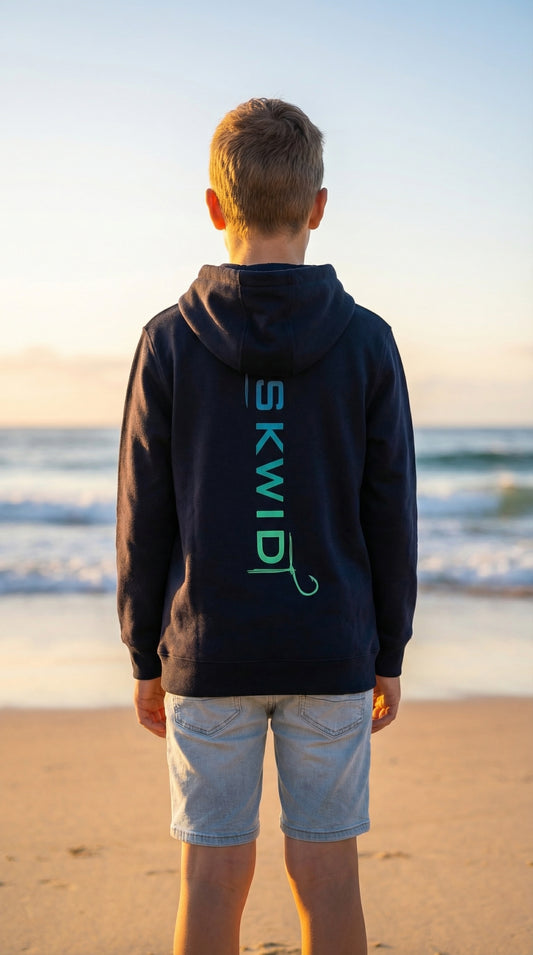 Youth Hoody - HOOKED - Green
