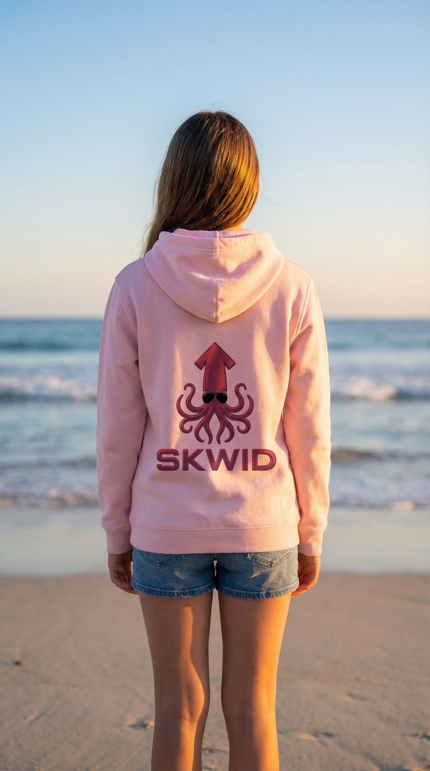 Youth Hoody - SKWID Cherry